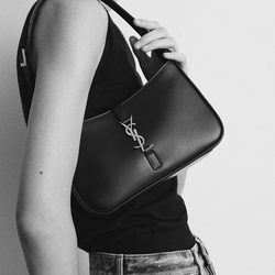 YSL LE 5 A’ 7 Black Leather