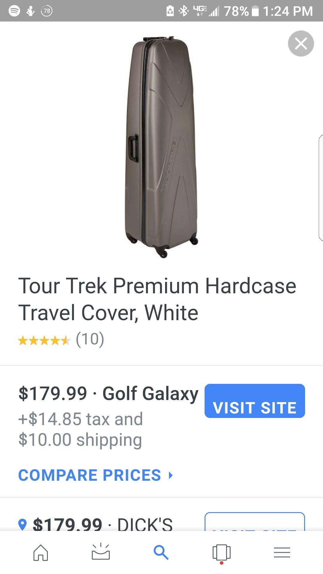 Tour Trek Golf Premium Hardcase Travel Cover