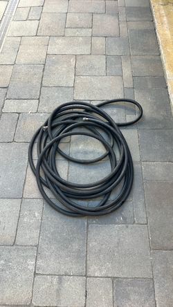 Heavy Duty Black Rubber Garden Hose 50ft