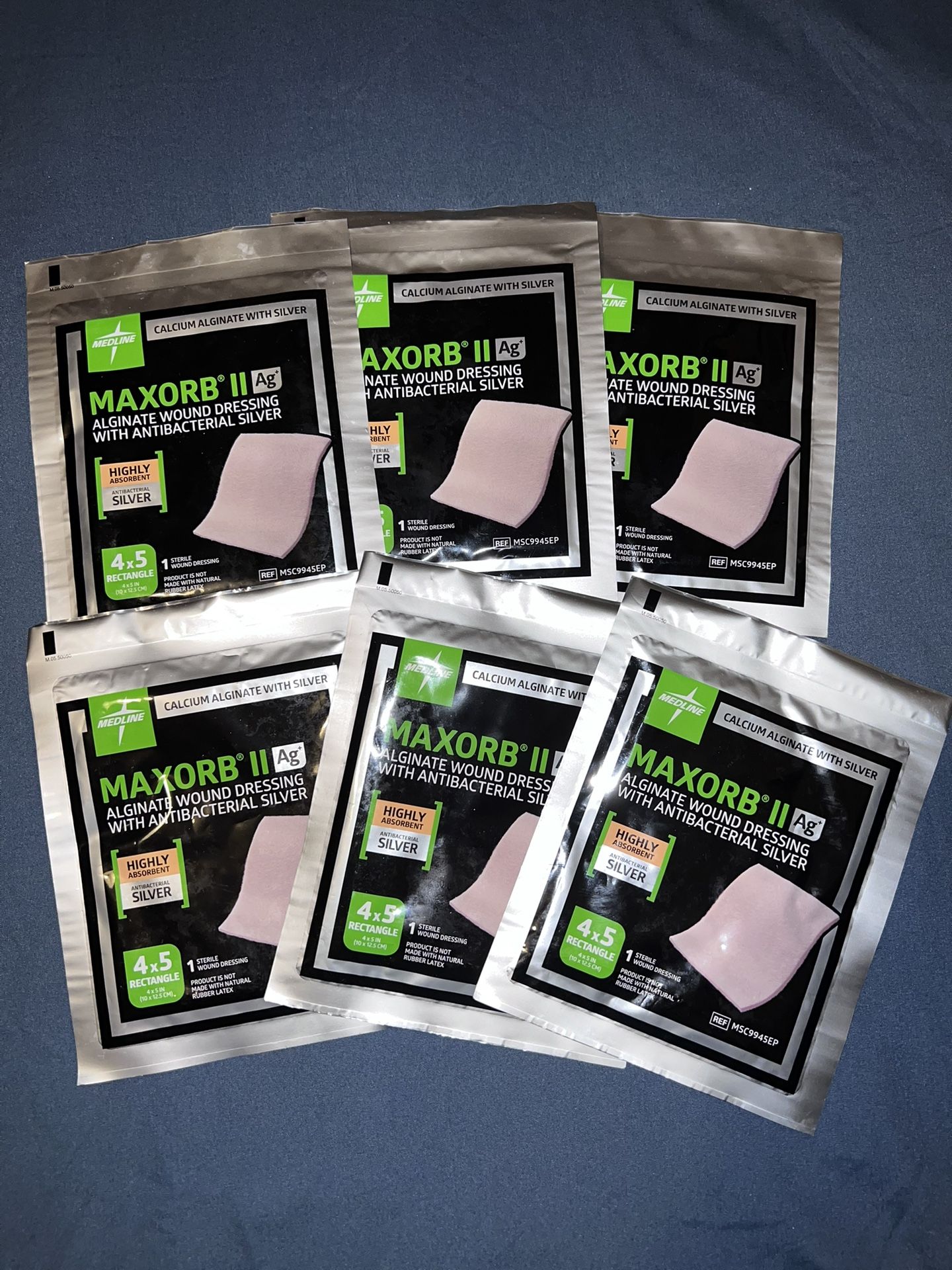 Medline Maxorb II Silver Alginate Dressings