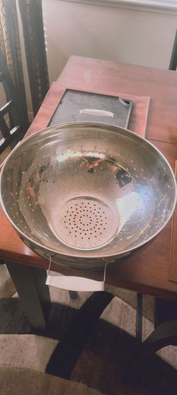12.5 inch stainless steel strainer