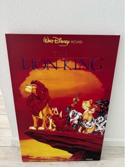 Lion king canvas 24x36