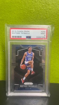 2019 panini prizm matisse thybulle (RC) psa 9