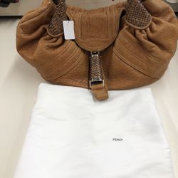 Fendi Napa Spy Bag Cognac
