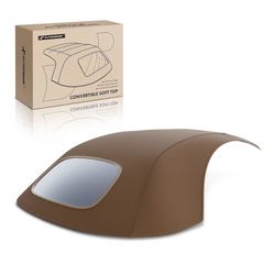 A-Premium Tan Convertible Soft Top for VW Beetle 2003-2010