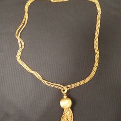 Beautiful Old MONET Gold Tone Necklace Chain