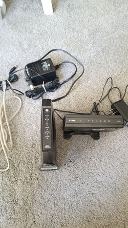 Modem and Router. OBO