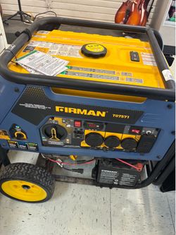 Blue/Yellow Firman Gas Generator