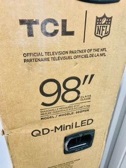 TCL - 98" Class QM6K Series 4K UHD HDR QD Mini LED Smart TV with Google TV (2025)  Brand New In Box  Delivery Available