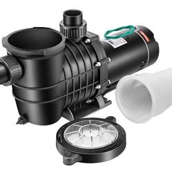 VIVOHOME 2.0 HP 6800 GPH Powerful Self Primming 115V/230V In/Above Ground Swimming Pool Pump with Strainer Basket