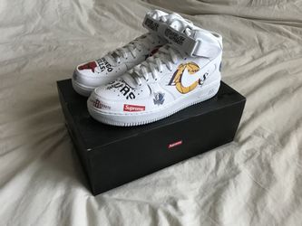 LV x Supreme Air Force 1s (Mids) for Sale in Aloha, OR - OfferUp