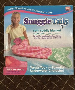 Snuggie Tails for Kids, Pink Mermaid