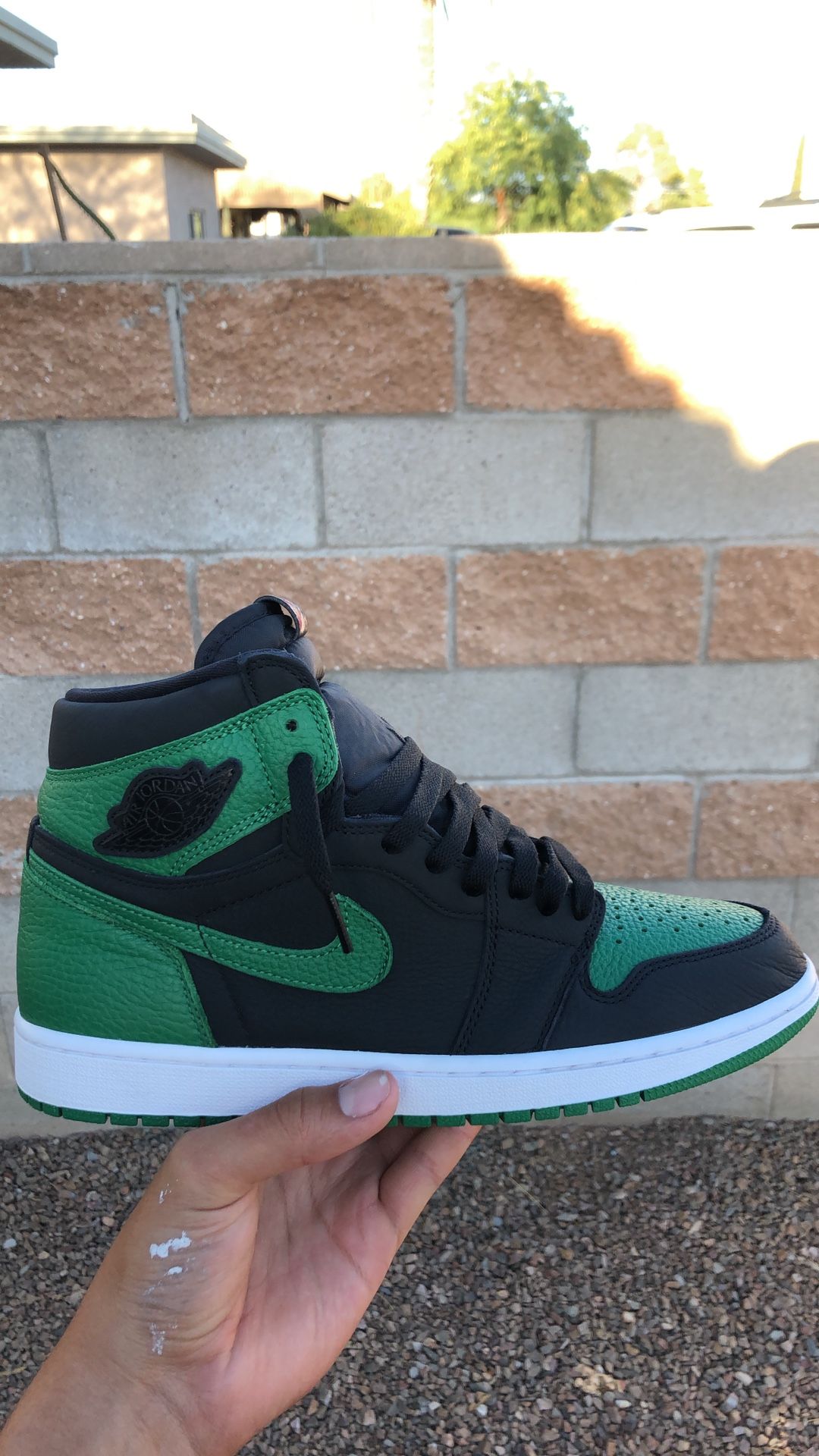 Jordan 1 Retro High Pine Green Black