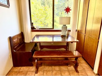 Nook Table and Benches