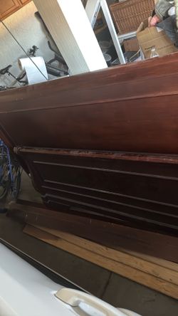 *Moving Sale*  Mahogany bed frame
