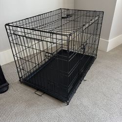 Dog Crate With Tray