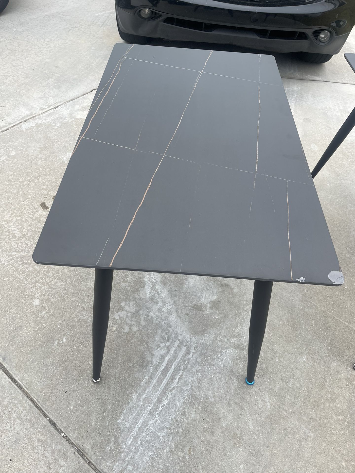 Modern Black Marble Table