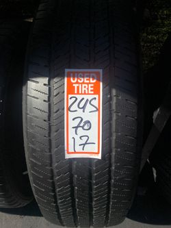Tires 245/70/17 michelin