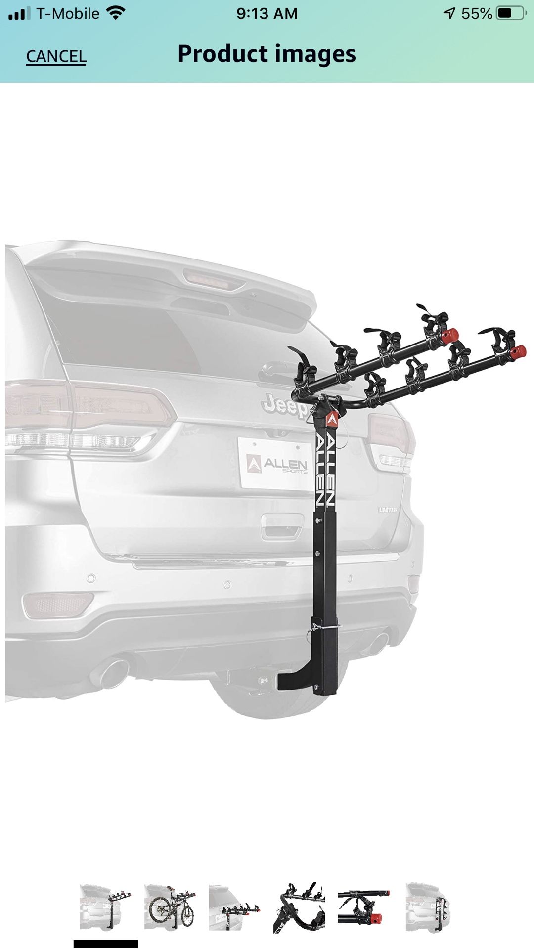 Allen Sports 4-Bike Hitch Racks for 2 in. Hitch