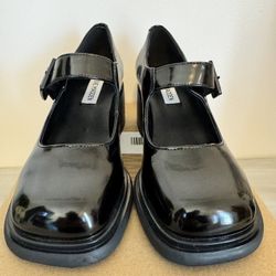Steve Madden Black Heeled Mary Janes