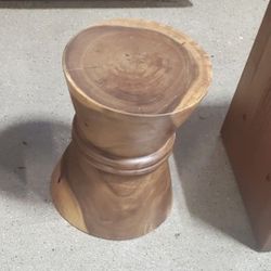 Bali & Pari Samira Solid Suar Wood Side Table