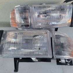94-01 Dodge Ram Headlights Luces Micas Calaveras Faros Faroles