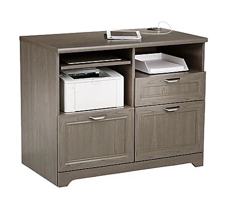 Realspace® Magellan 30”H x 36-5/16”W x 21”D Tech Station Printer Stand 2.0