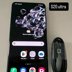 Samsung S20 Ultra 5G. Like New & Unlocked! 