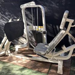 Hoist CL Seated leg press machine with 450lb weight stack