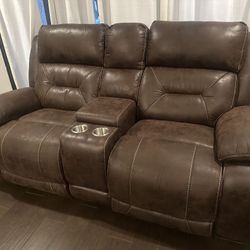 Electric Leather Recliners 