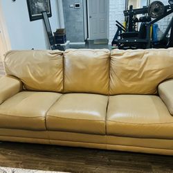 Genuine Leather Sofa 