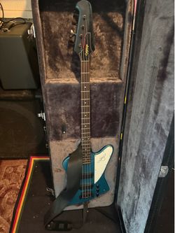 Epiphone Thunderbird IV Bass Guitar - Pelham Blue - Excellent Condition w/ Case