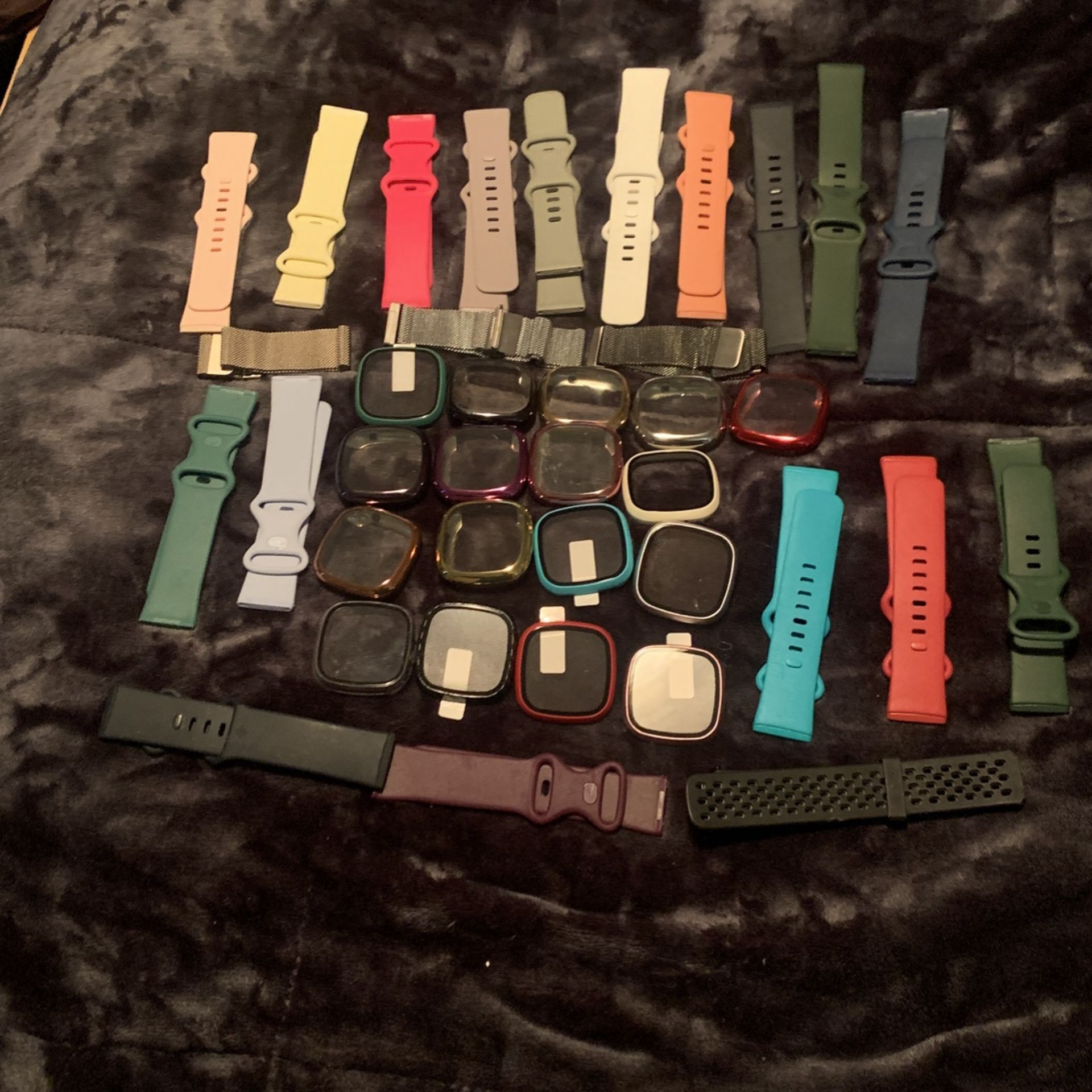 Fit Bit Bands 21 & 17 Face Protectors Lot 