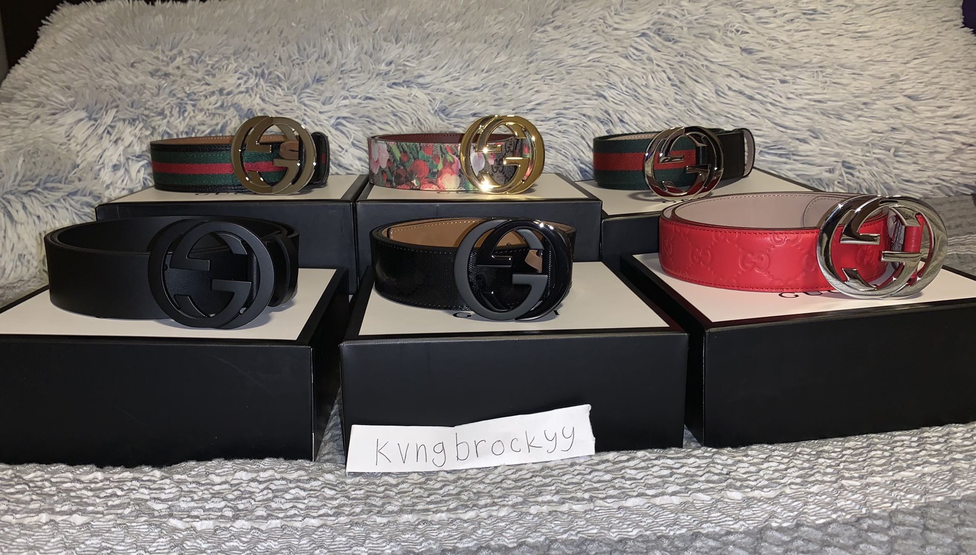 Gucci Belt Bundle Lot Deal