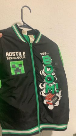 Minecraft Kids Bomber Jacket