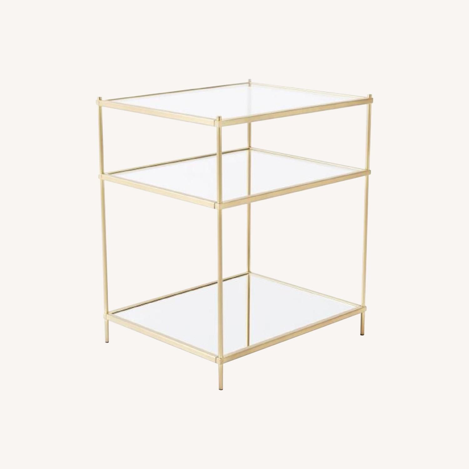 West elm glass Terrace Nightstand (2)