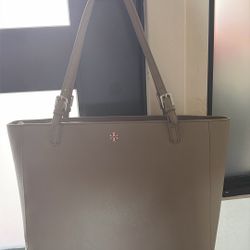 Tori Burch Tote Bag - Taupe 