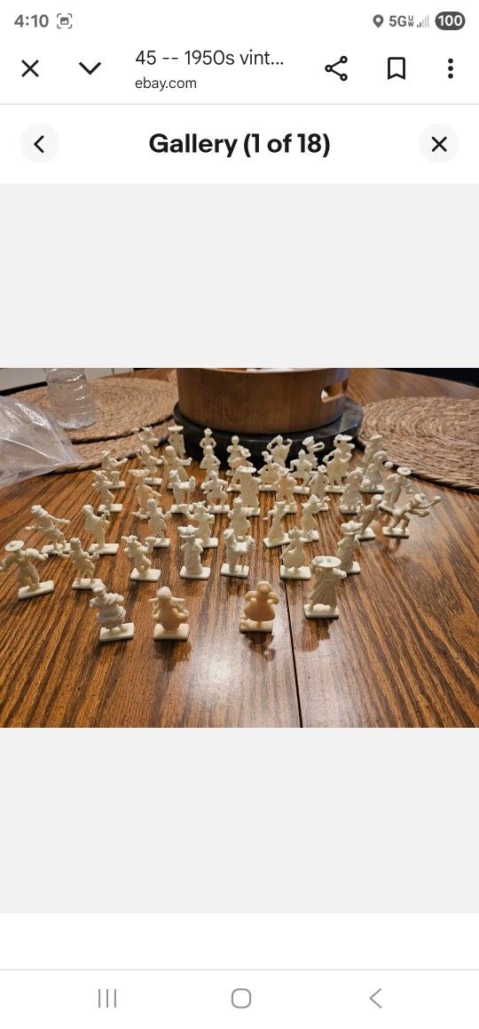 45 -- 1950s vintage cereal prize van brode co.plastic from around the world