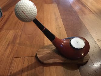 vintage golf candle holder