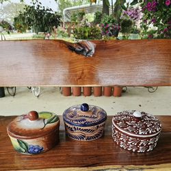 Tortilleros De Talavera. (Clay Pots, Planters,Plants, Pottery) $35 cada uno.