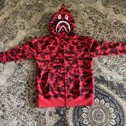 Bape Zip Up Red Camo