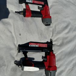 2 Craftsman Trim Guns. 16 Gauge And 18 Gauge 