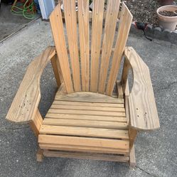 Wooden Chair Rocker