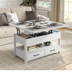 Stand up coffee table