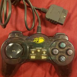 Playstation 1 Controller By MadCatz/Clear Green