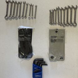 2 Craftsman 10 Pc Midget Combo Wrench Sets