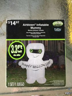 Collectible inflatable mummy 3’ $35