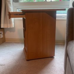 Small Computer Desk with Drawer 