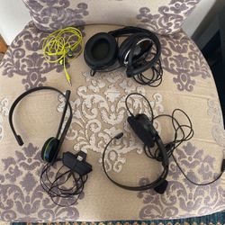 Playstation/Xbox Headsets – Two Pairs, Headphones