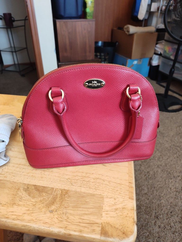 Red Coach Purse